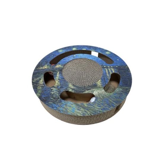 고양이 공놀이 장난감 골판지 스크래쳐 스트레스해소