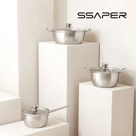 셰퍼 루미나스 IH 스텐 냄비 3종세트