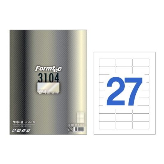폼텍 레이저용 광택라벨/LA-3104