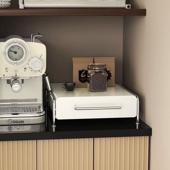 홈카페 슬라이드 수납 다용도 철제선반