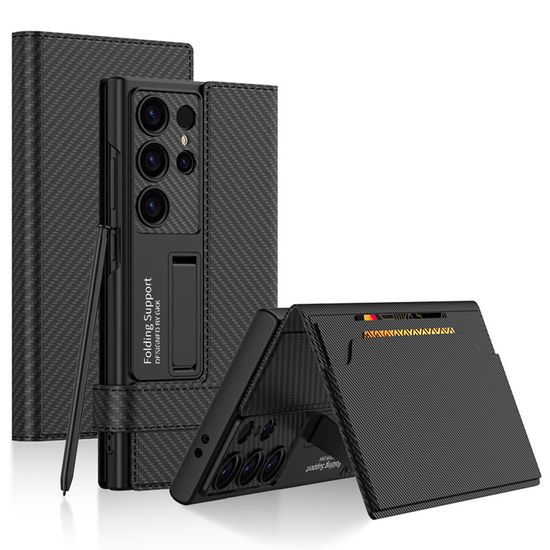 갤럭시 s25 울트라 플러스 카본 카드 지갑 가죽케이스