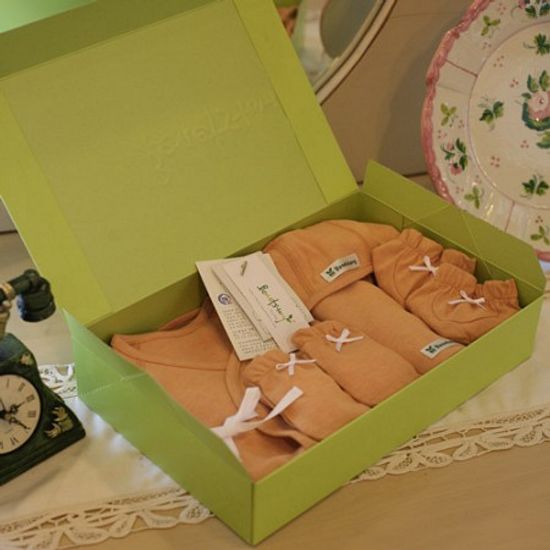 [완제품]황토 천연염색 신생아출산용품 6종세트