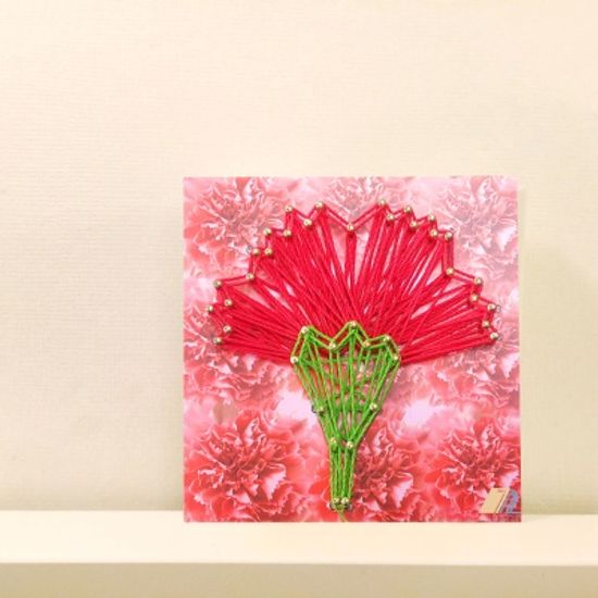 카네이션 스트링아트 만들기 패키지 DIY (스티커)