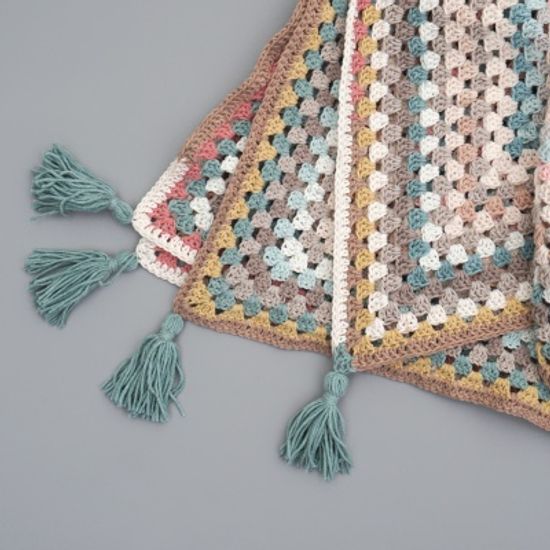 롤리팝 블랭킷 - 코바늘 키트 (동영상 포함) 