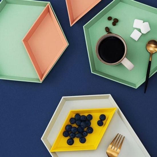 플레이팅 쟁반 4종 세트