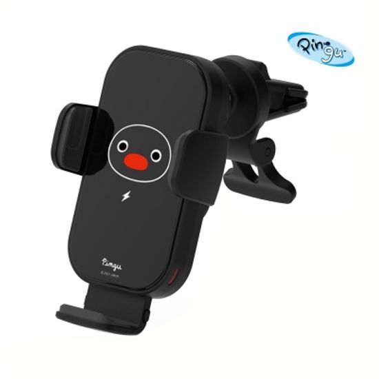 핑구 정품 LED 차량용 휴대폰 고속 무선 충전 거치대