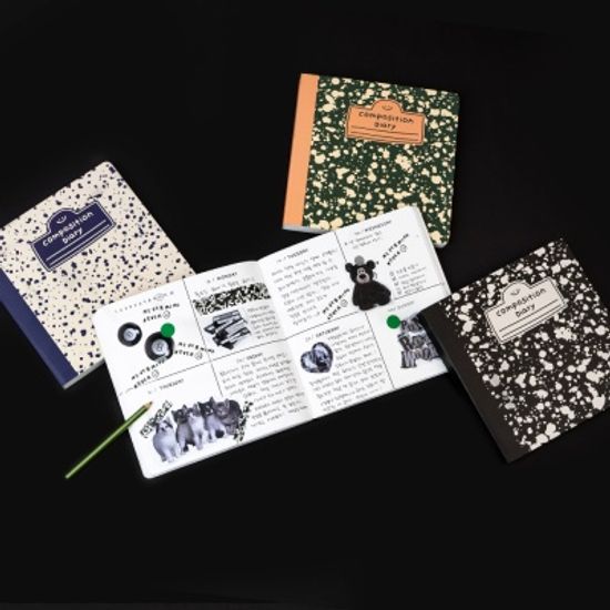 루카랩 컴포지션 만년형 다이어리 정사각형