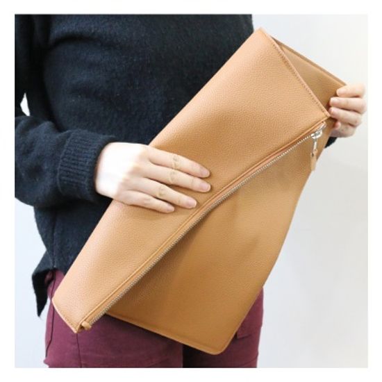 노트북까지 수납가능한-웍스 대형 슬림 클러치백-라지