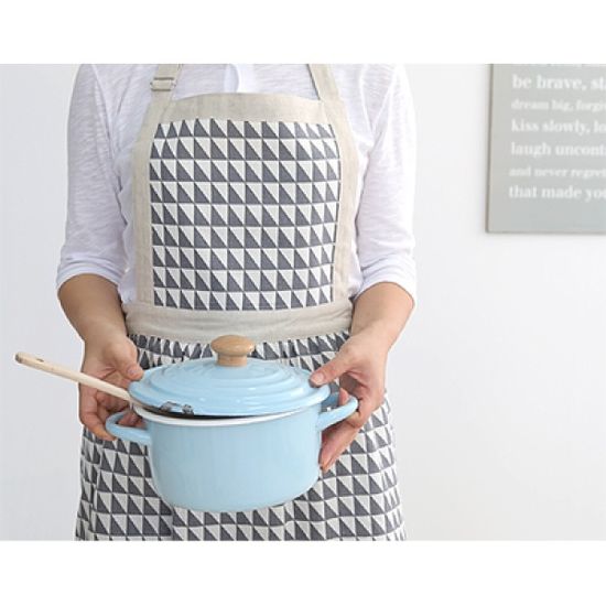 [콩지] 그레이앵글 하이디 앞치마 (목걸이형)