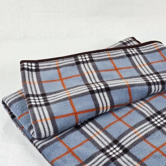 20000 체크왕담요(SP)-그레이