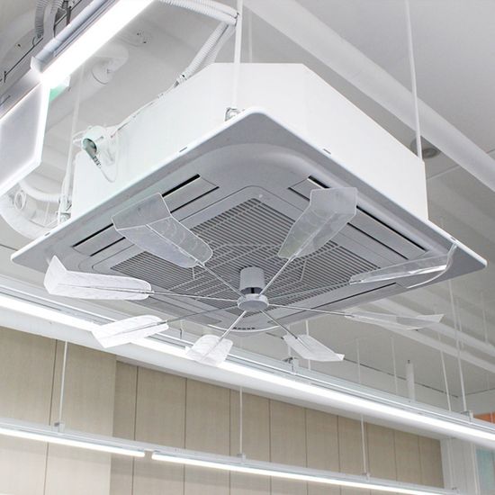 무타공 천장형 시스템 에어컨 가드 바람막이 실링팬