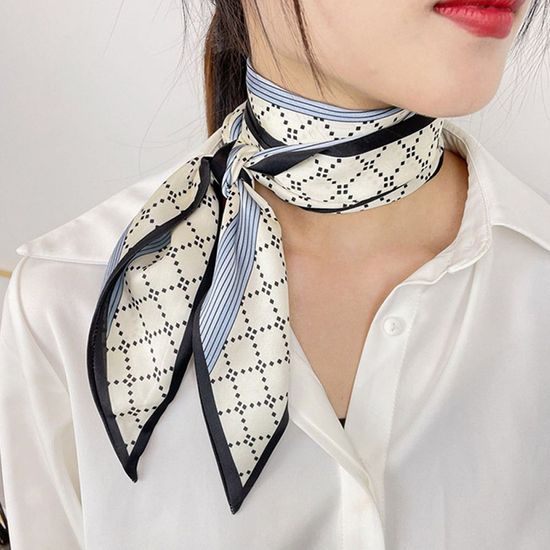 고급 실크 쁘띠 스카프 LM-0127(WCBA410)