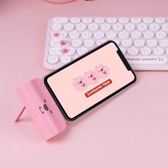 잔망루피 일체형 도킹형 보조배터리 5000mAh
