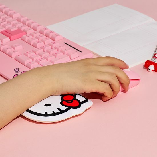 헬로키티 키보드 마우스 손목보호 쿠션