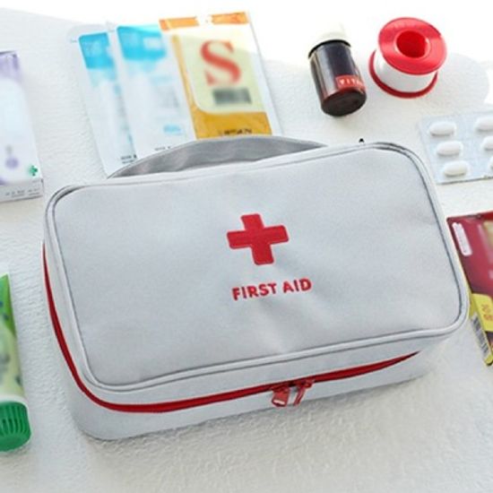빠띠라인 나일론 여행용 구급파우치 라지 2종택 1