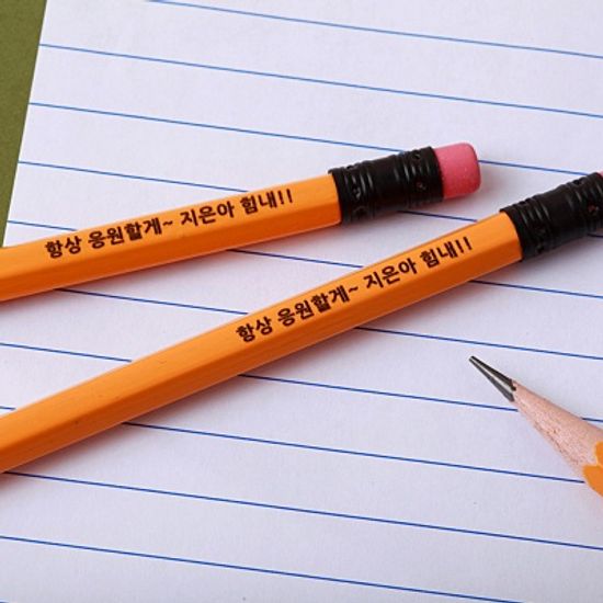 [주문제작]네임연필2B 6자루스테들러
