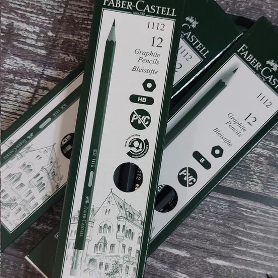 파버카스텔 고품질 지우개연필 블랙파버 1112 1다스