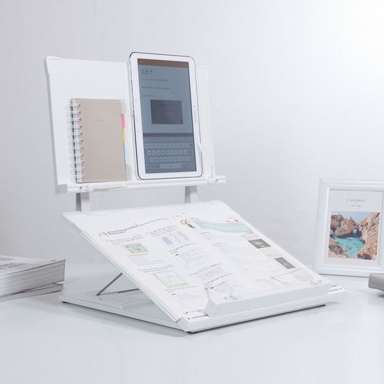 위너 눈높이 화이트 40 슬라이드 2단 독서대