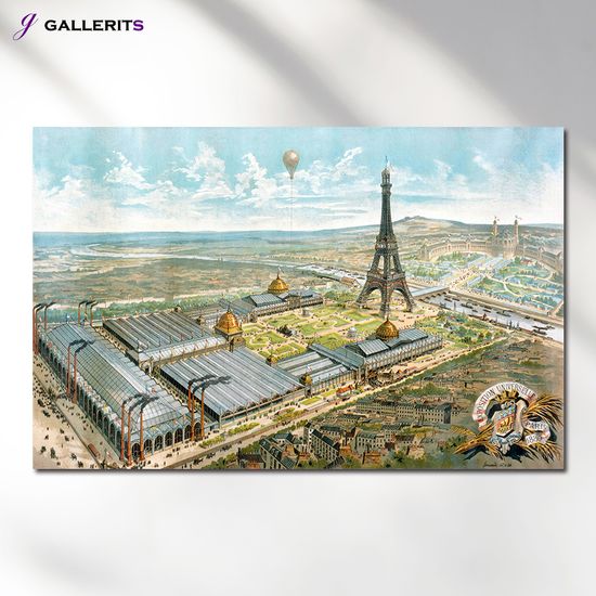 프랑스 파리 만국박람회 에펠탑 인테리어 그림 대형