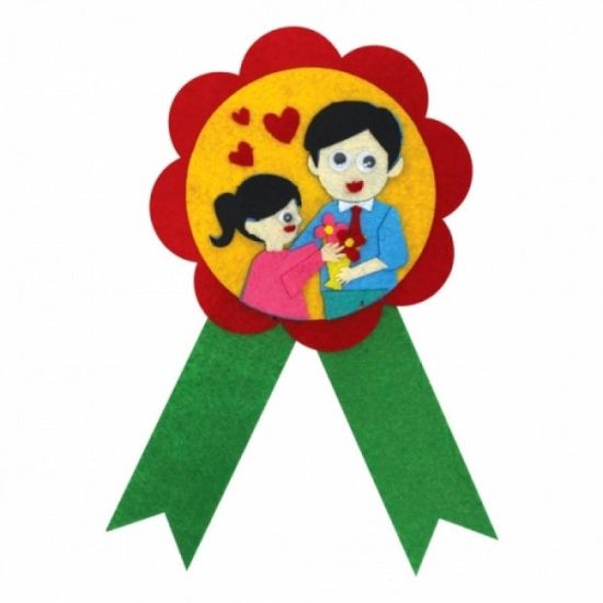 어버이날 펠트 코사지 만들기 유아 어린이집 교구 재