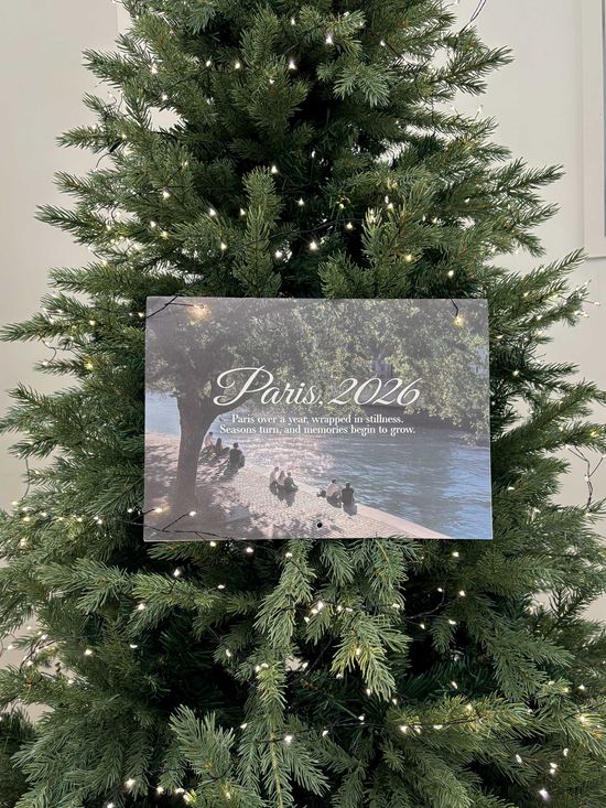 2026 유럽 감성 사진 벽걸이 달력