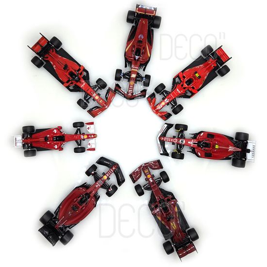 1:43 F1 페라리 디럭스버젼 7P세트 포뮬러원 받침대