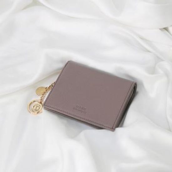 [별자리키링 증정] Minette Half Wallet - Purple