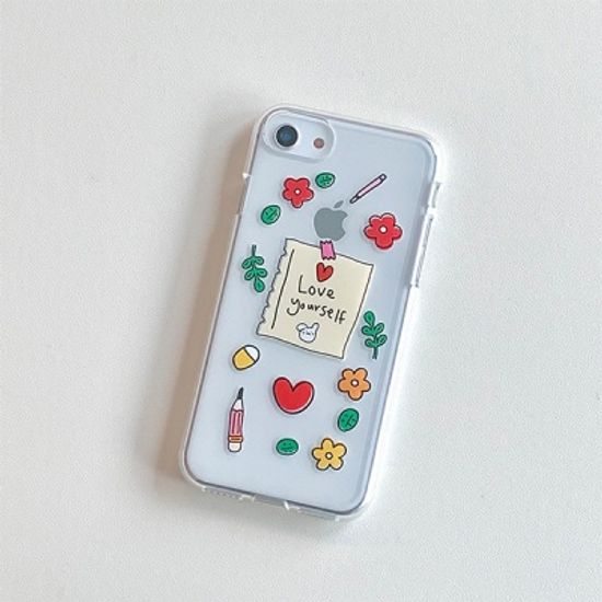 Love your self 젤하드 케이스