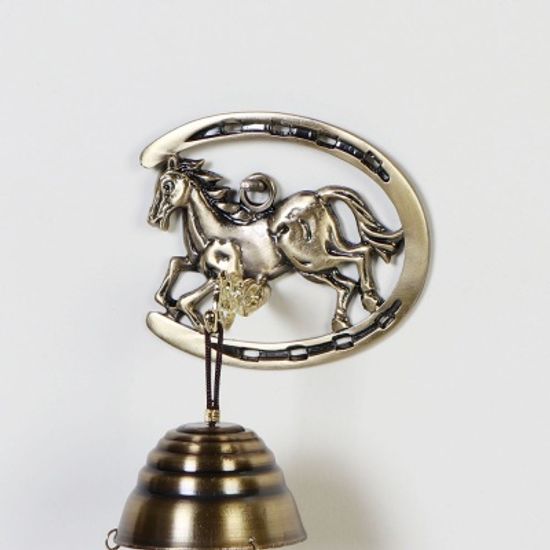 엔틱메탈 경주마 3벨 자석식 문종 도어벨