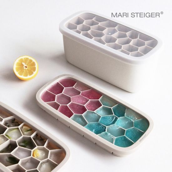 마리슈타이거 대용량 실리콘 얼음트레이 보관함 