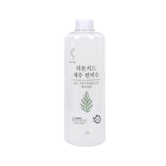 숲에서 피톤치드 제주 편백수 1리터 리필액 