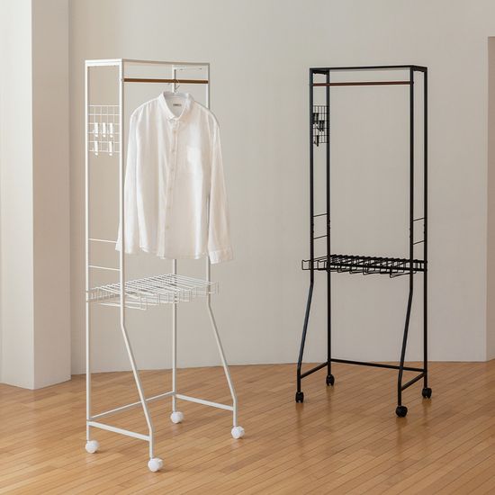 철제 올인원 상하의 멀티행거/드레스룸행거/원룸행거