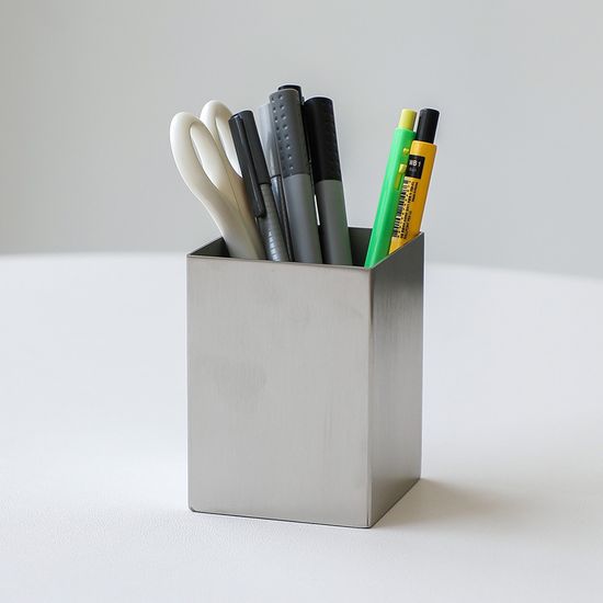 스텐 304 브러쉬 연필꽂이 칫솔 다용도 꽂이