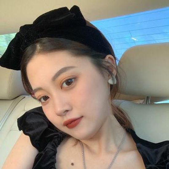 펜셀 리본 벨벳 헤어밴드 머리띠