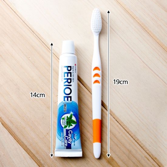 여행용 치약 칫솔 세트/콘도판매용 온천납품용 호텔