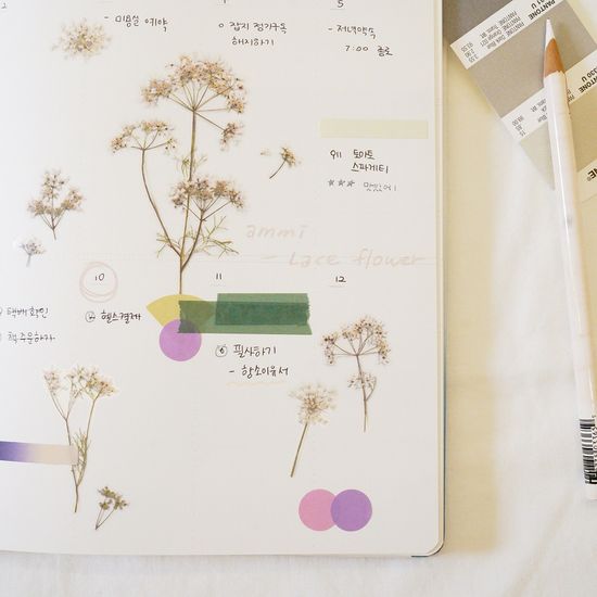 압화스티커_아미꽃