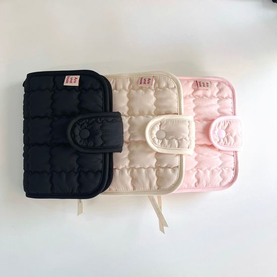 셔링누빔 북커버  