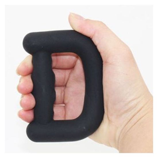 프리미엄 D형 실리콘 악력기 블랙(W9F3570)
