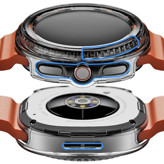 빅쏘 갤럭시워치8 클래식 케이스 강화유리 풀커버