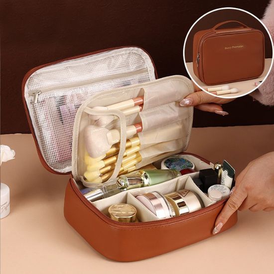 가방형 메이크업 뷰티 화장품 파우치 4color