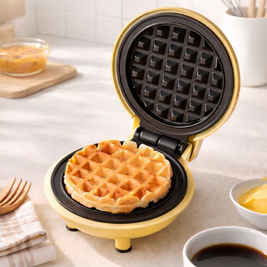 레꼴뜨 와플메이커 스마일 미니 와플옐로우