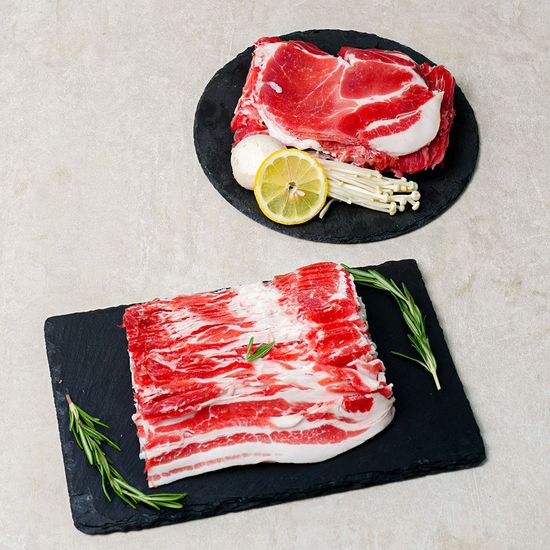 한돈 프리미엄 대패삽겹600g+대패목살 600g(총 1.2kg)