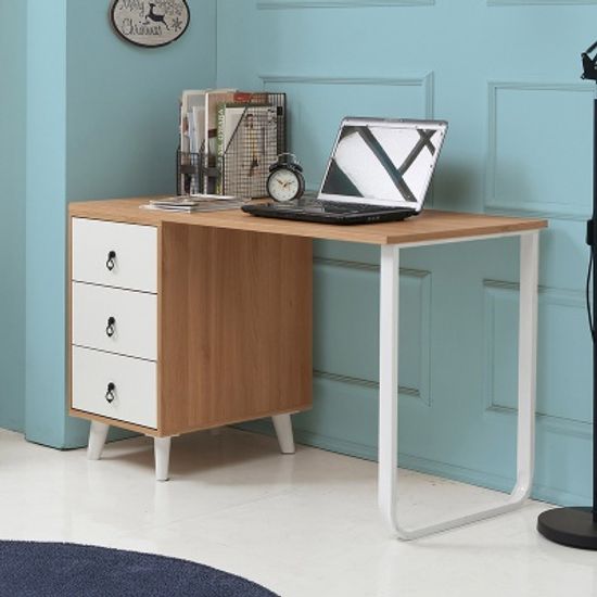 모마 일자형 1인 책상 1200