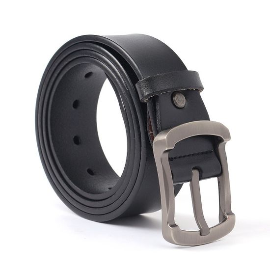 포스맨 핀버클 소가죽 벨트(블랙)