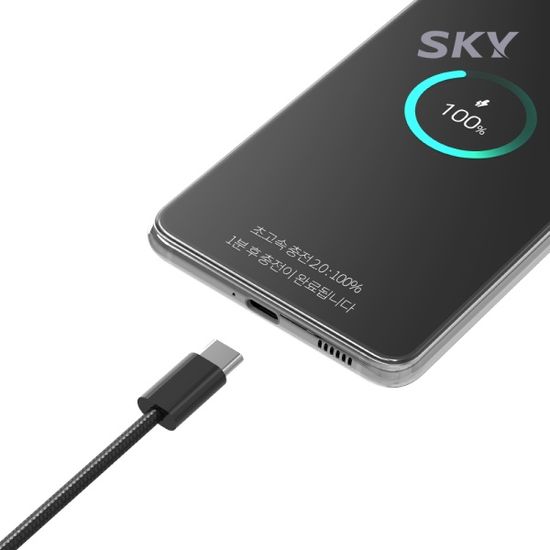 [2개입]스카이 240W PD C to C타입 고속충전 케이블