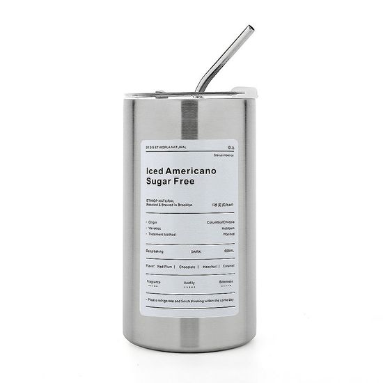 실버시티 보온보냉 빨대 텀블러(500ml)
