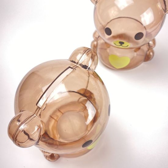 투명 캐릭터 곰돌이 저금통 구디백 소형(WE67AC0)