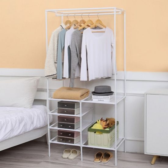 철제 드레스룸 헹거 조립식 인테리어 스탠드 옷장 행