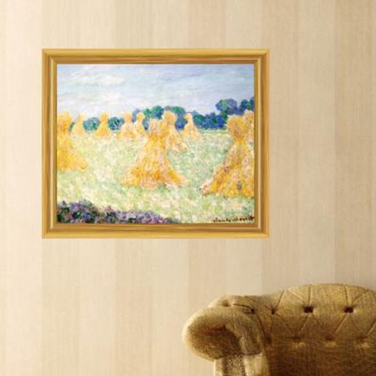 px064-명화_클로드모네_지베르니의어린여성_창문그림액자(중형)_뮤럴시트지