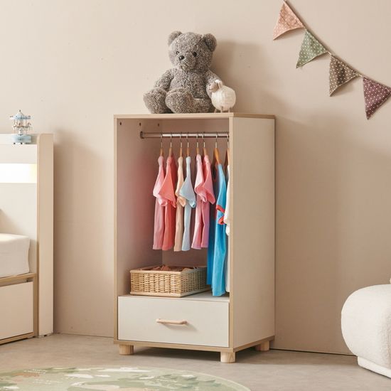 자녀방 어린이 옷장 서랍장 60cm P00000XL